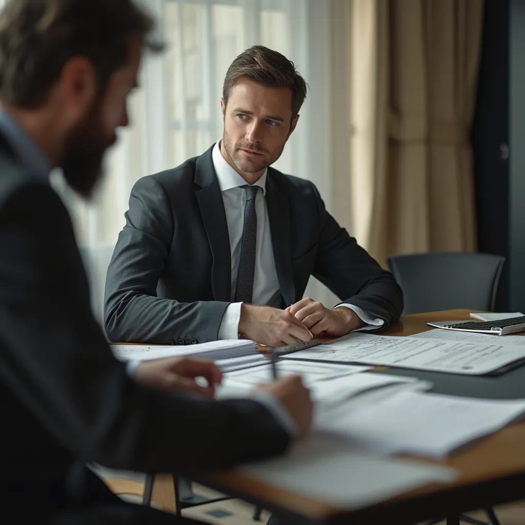 Consultores dando asesoría empresarial