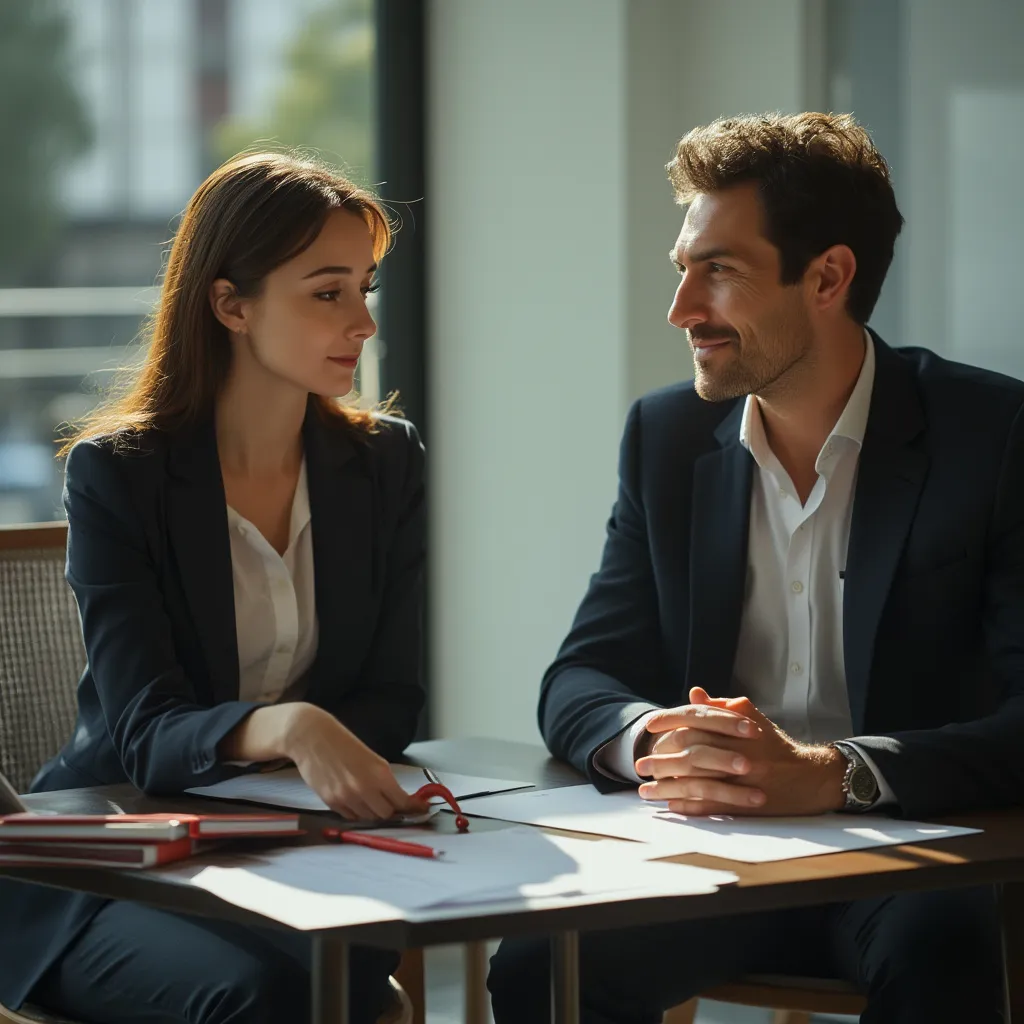 Sesión webinar empresarial en línea