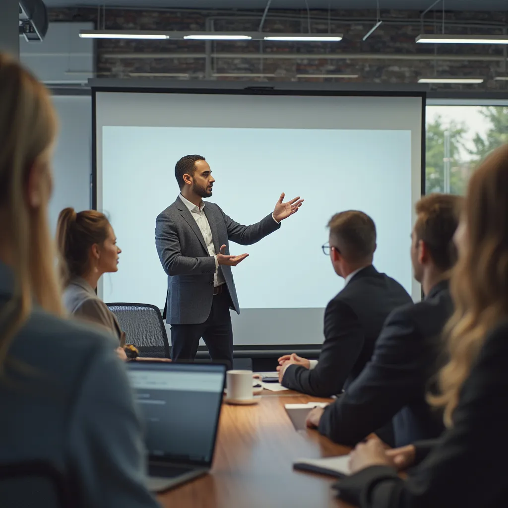 Capacitación práctica con materiales y tecnología