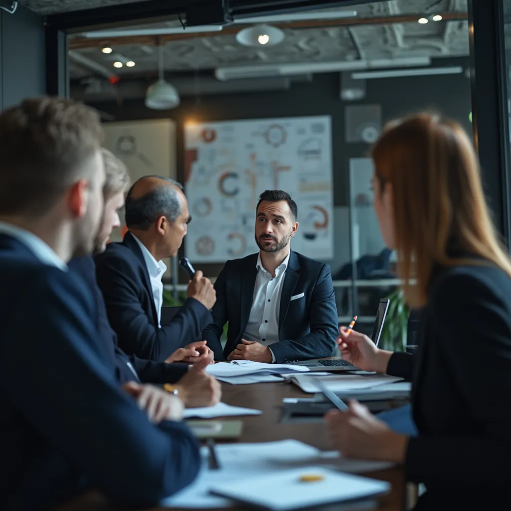 Equipo de atención empresarial respondiendo mensajes
