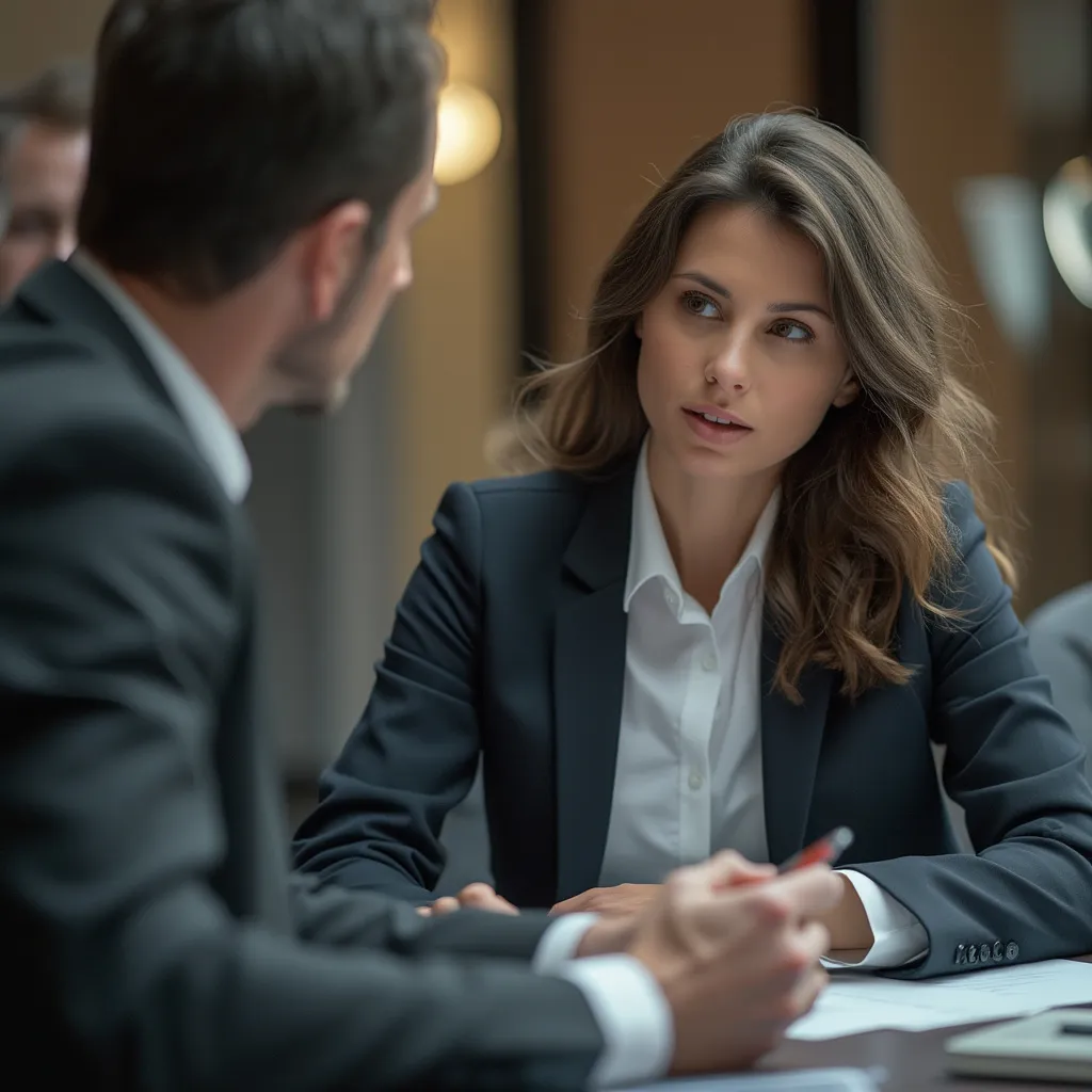 Sesión de formación empresarial real
